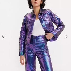 Levi’s iridescent Jean jacket Xs